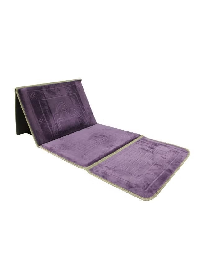 Cotton Foldable Mat Violet/Yellow 72x53cm